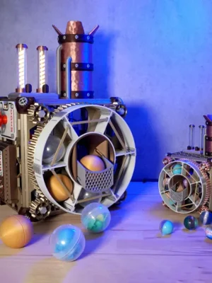1-DSC04508b Steampunk Ball Machine