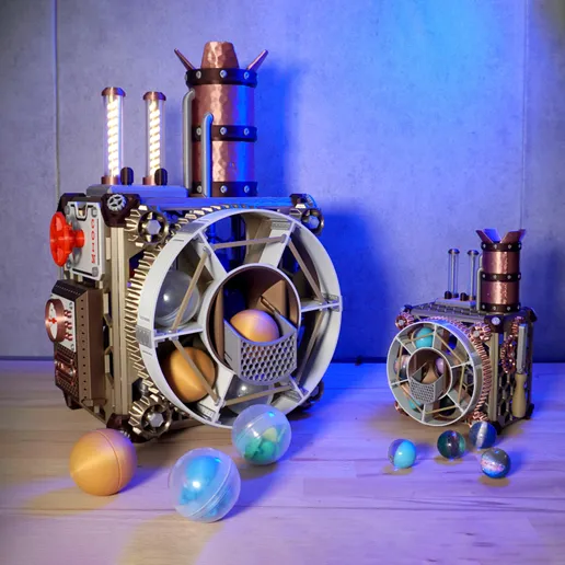 Steampunk Ball Machine