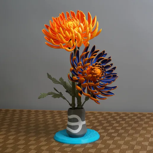 Blooming Chrysanthemum lifetime commercial license