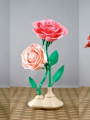 NewRose3 3D Printable Blooming Rose LIFETIME Commercial License