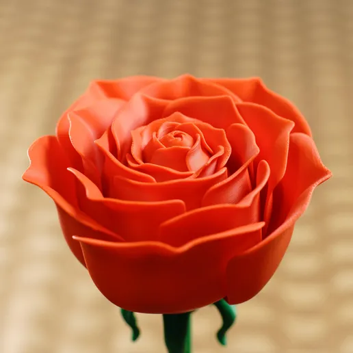 3D Printable Blooming Rose LIFETIME Commercial License
