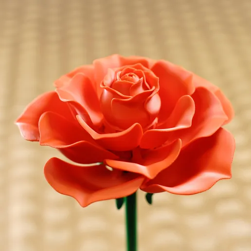 3D Printable Blooming Rose LIFETIME Commercial License