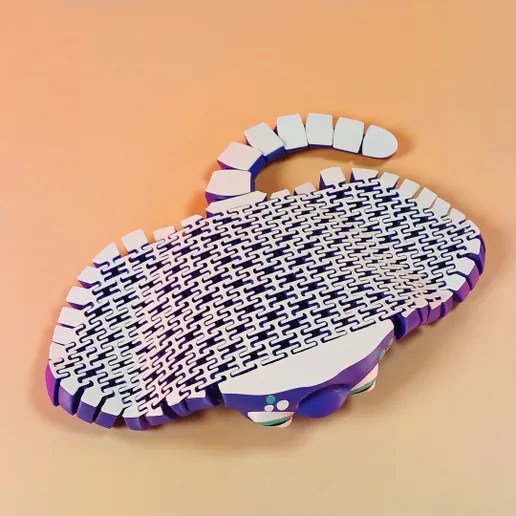 Articulated Stingray Anti-Stress Toy – Print-in-Place 3D Model